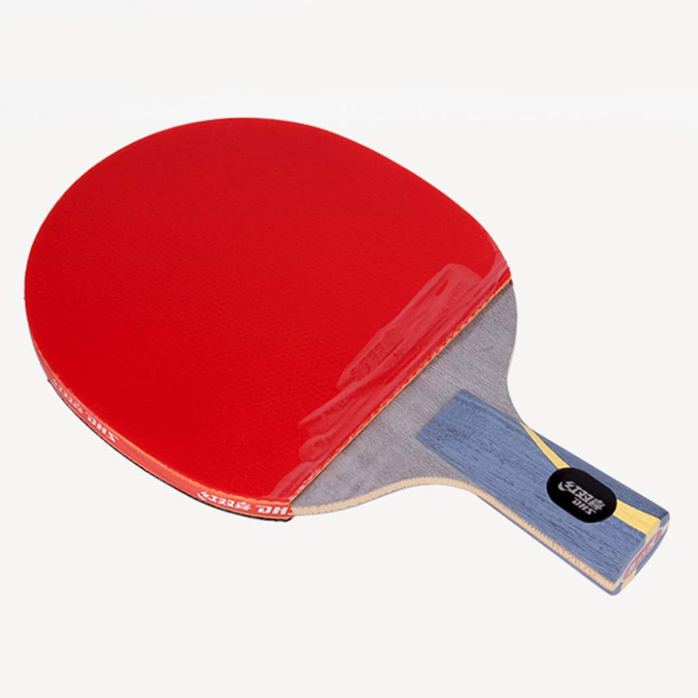 Racchetta da Ping-Pong, Mazza da Ping Pong Professionale, Racchetta Competizione con Custodia/Marrone/Manico Lungo(Blue,Long Handle)