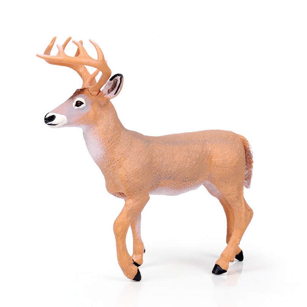 Sculpture statue de jardin cerf jaune modèle animal collection extérieur