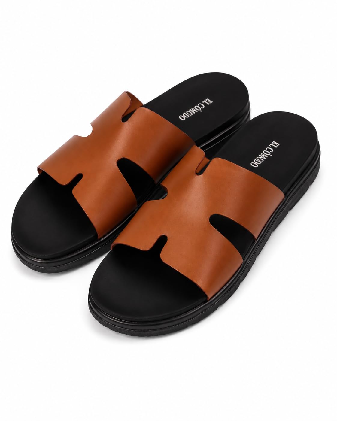 Men's Slip-On Slide Sandals with Cushioned Sole-image-33