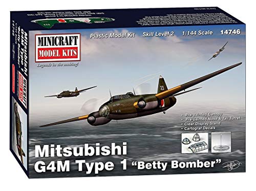 Maquette Mitsubishi G4M Type 1 1/144 pour reproduire fidèlement les combats du Pacifique