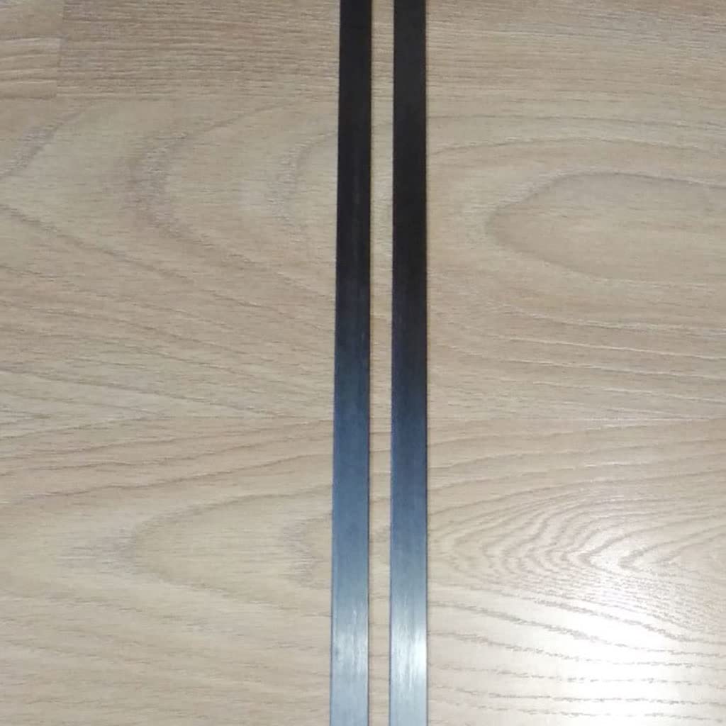 2 sztuki 3K, arkusze z włókna węglowego o wysokiej twardości, kompozytowe, do samodzielnego montażu dronów(2x12x500mm)