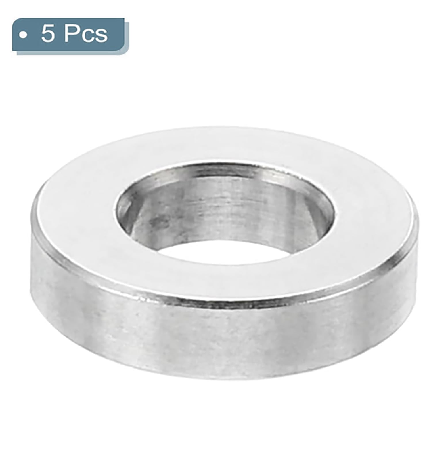 TOP-VIGOR 5Pcs M6 Aluminum Spacer, 6.2mm ID x 12mm OD x 3mm Length Metal Spacer - Image 3