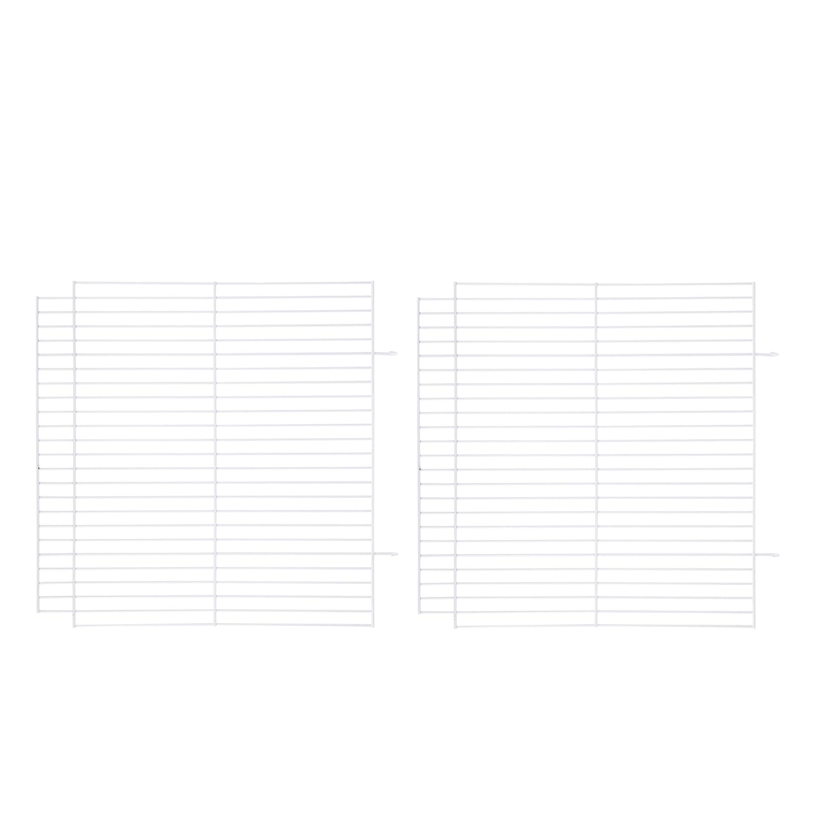 Séparateur métallique pour cage petits animaux : lot de 2 grillages robustes
