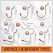 HORUSDY 238 PCS Pegboard Hooks Assortment Kit – 16 Types Heavy Duty Pegboard Accessories with Bins – Fits 1/8 & 1/4 Inch Pegboard Metal Hooks for Garage, Workshop, and Tool Storage Organization
