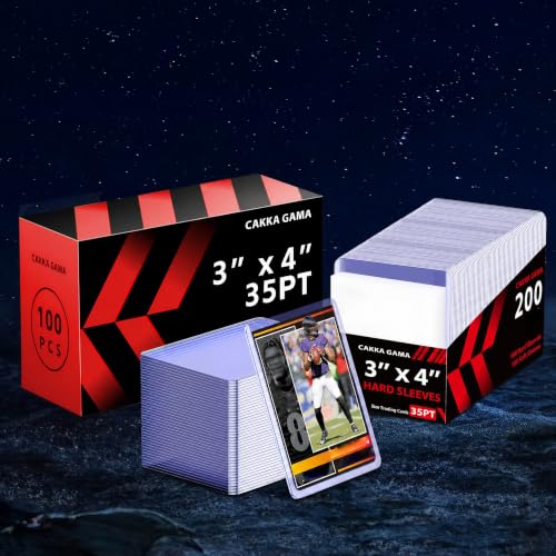 1200 Card Sleeves Hard, Baseball Card Protectors for Trading Cards by CAKKAGAMA - Used condition - Image 7