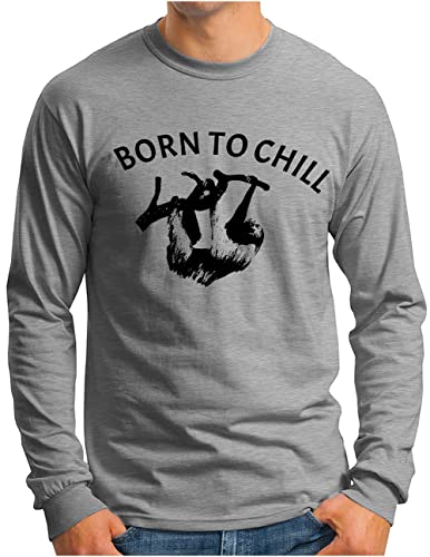 T-shirt paresseux homme OM3 pour des dimanches cocooning en gris