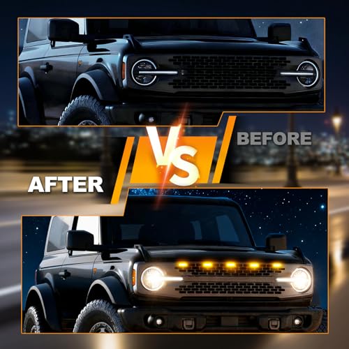Kit 5 luces LED para parrilla Ford Bronco 2021-2026 miniatura 4