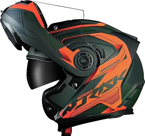 Capacete Norisk Route Ff345 Articulado Speedmax Fosco Orange - 62