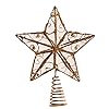 Kurt S Adler H0086 Kurt Adler 6 14 Inch Gold Wire Star Treetop