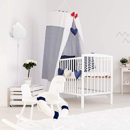 Globe Electric 51492 1-Light Floating Cloud Plug-In Wall Sconce, Matte White, 6Ft Clear Cord, Inline On/Off Rocker Switch, Wall Lights For Bedroom Plug In, Kitchen Sconces Wall Lighting #TOP6