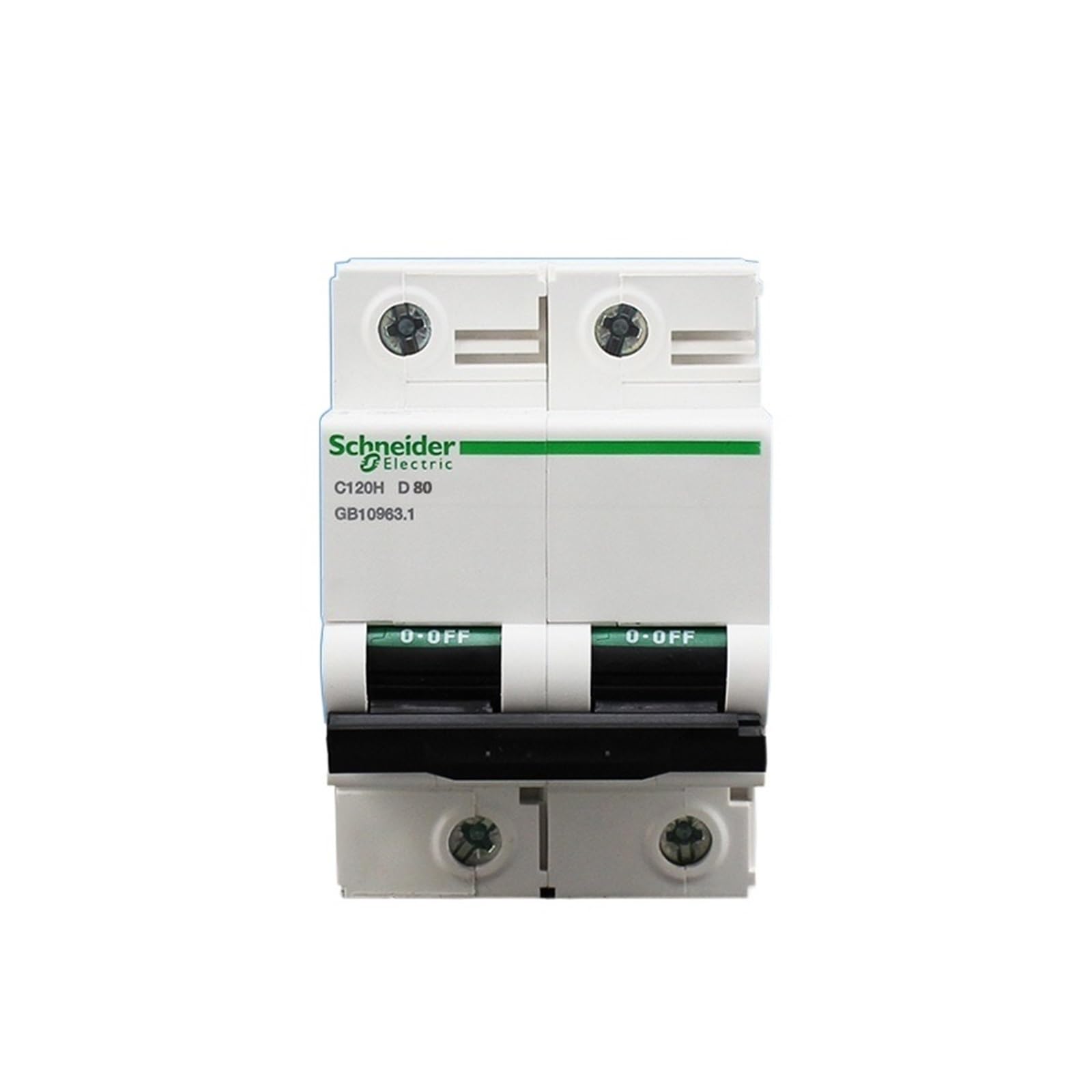 Disjoncteur C120H 2P 100A Schneider A9N19821 Courbe D 10kA Acti9