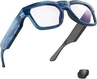 OHO 1080PCamera Bluetooth Smart Glasses, Hands-Free Video Recording, UV Protection, Sweat-Resistant, Lightweight Unisex Daily