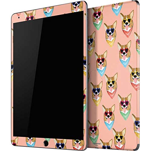 Skinit Decal Tablet skin compatible with iPad Air - Officially Licensed Bouffants and Broken Hearts Corgi Love Design