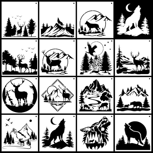 Plantillas para pintar sobre madera que evitan manchas en manualidades de osos 3