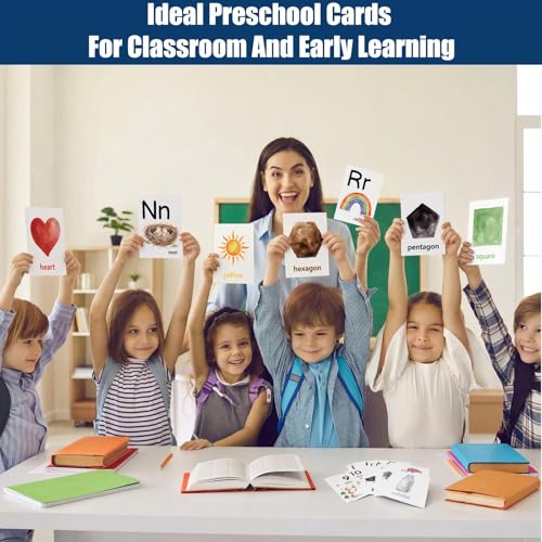 Tarjetas educativas de alfabeto y números carteles didácticos para aprendizaje temprano infantil 7