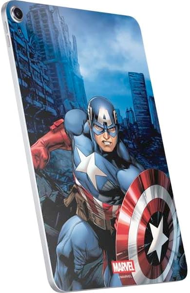 Skinit Decal Tablet Skin Compatible with iPad 11th Gen (2025) - Officially Licensed Marvel Captain America Portrait Design