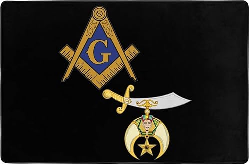 Miniatura 2 de Mason Shriner - Alfombra dividida de gran tamaño para sala de estar, dormitorio, oficina, 72 x 48 pulgadas