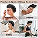 12 Pieces Silk Bonnet for Women Curly Hair Satin Bonnet Hair Wrap for Sleeping Cap with Tie Band (Black)