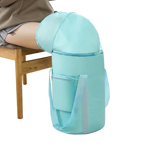 Cuenca de baño de pies, plegable, bañera de remojo de larga duración, aislamiento y cubo de pies profundo para remojar los pies