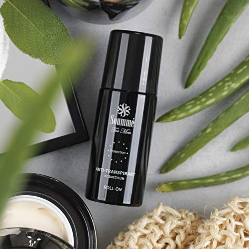 Soummé Antitranspirant Protection Roll-On for Men Kosmetikum | 50 ml | Schützt vor Schweiß- und Geruchsbildung, Dermatologisch getestet