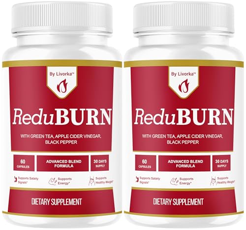 (2 Pack) Redu Burn Capsules - Official Reduburn Weight Pills Advanced Supplement Support - Maximum Strength, Natural Redburn Vitamins for Overall Health & Wellness Reviews, 120 Capsules for 2 Months