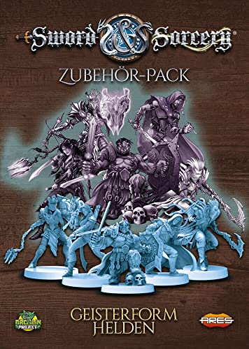 Ares Games, Sword & Sorcery – Geisterform Helden, Zubehör-Erweiterung, Expertenspiel, Dungeon Crawler, 1-5 Spieler, Ab 13+ Jahren, 60 Minuten, Deutsch
