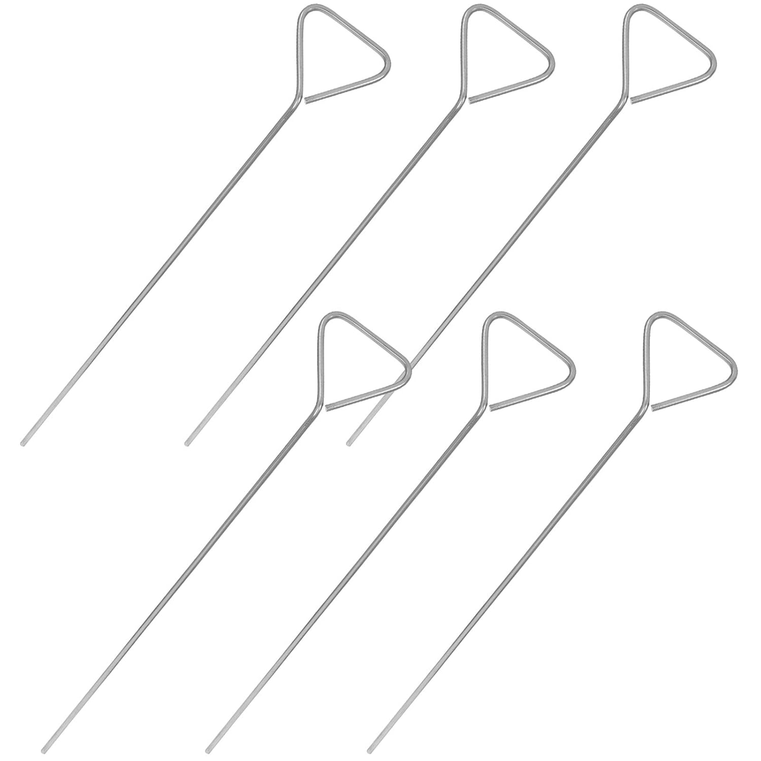 Totority 6pcs Stainless Steel Triangle Spreaders for Petri Dish Cell Culture Laboratory Use, Triangle Coating Rods Lab Cell Spreader Sticks for Scientific Experiments