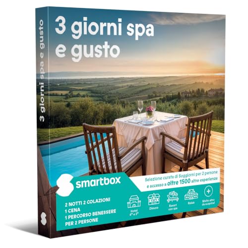 smartbox - Cofanetto Regalo - 3 Giorni Spa e Gusto