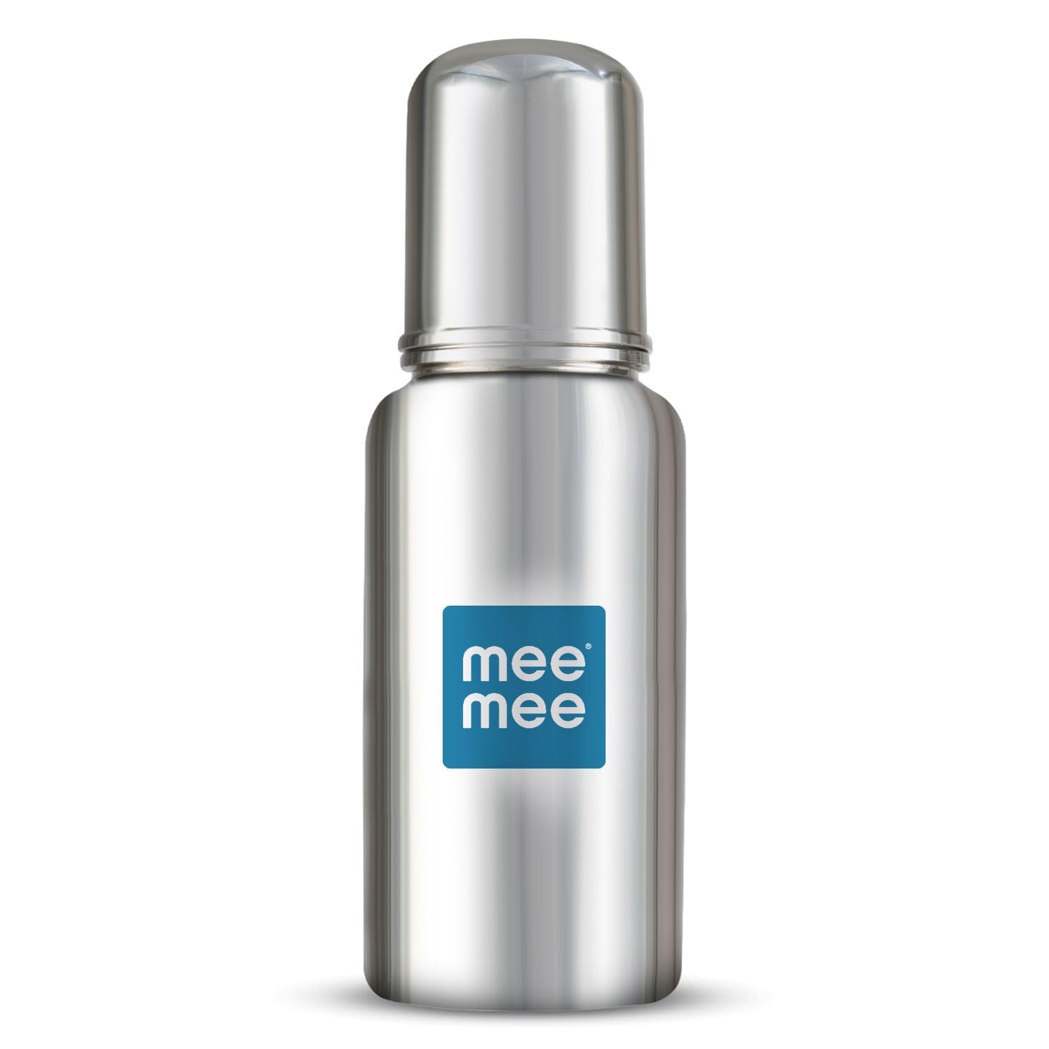 Mee Mee Baby Steel Feeding Bottle | Baby Milk Bottle with Advanced Anti Colic Valve, BPA Free, Soft Silicone Teat, Wide Neck for Babies/Infants/Newborns of 0-2 Years (Medium - 240ml)-image-33