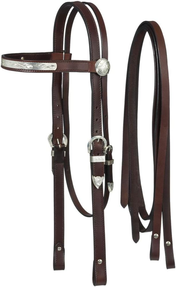 Tough 1 King Series Draft Horse Show Headstall Rein