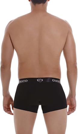 Mundo Unico Men Trunks | Cotton (US, Alpha, Small, Regular, Regular, Black)