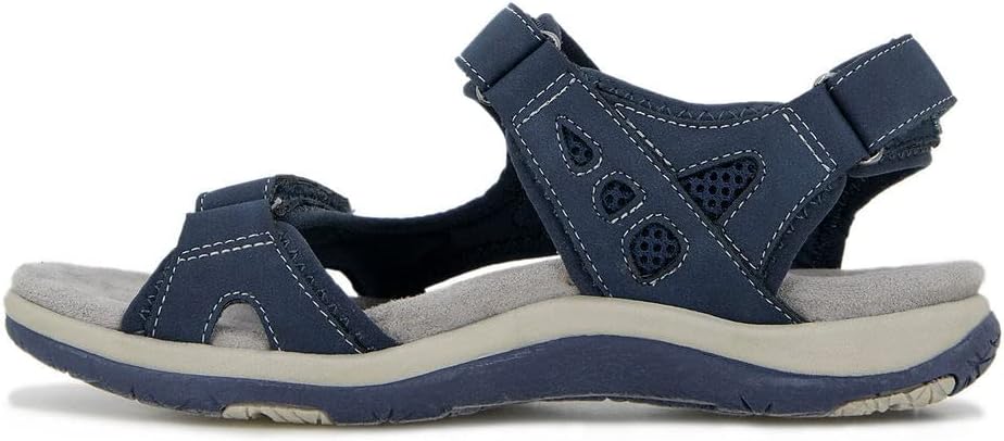 JBU by Jambu Women's Steller Vegan Sport Sandal, Blueberry, 7.5