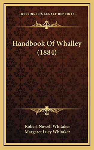 Handbook Of Whalley (1884)