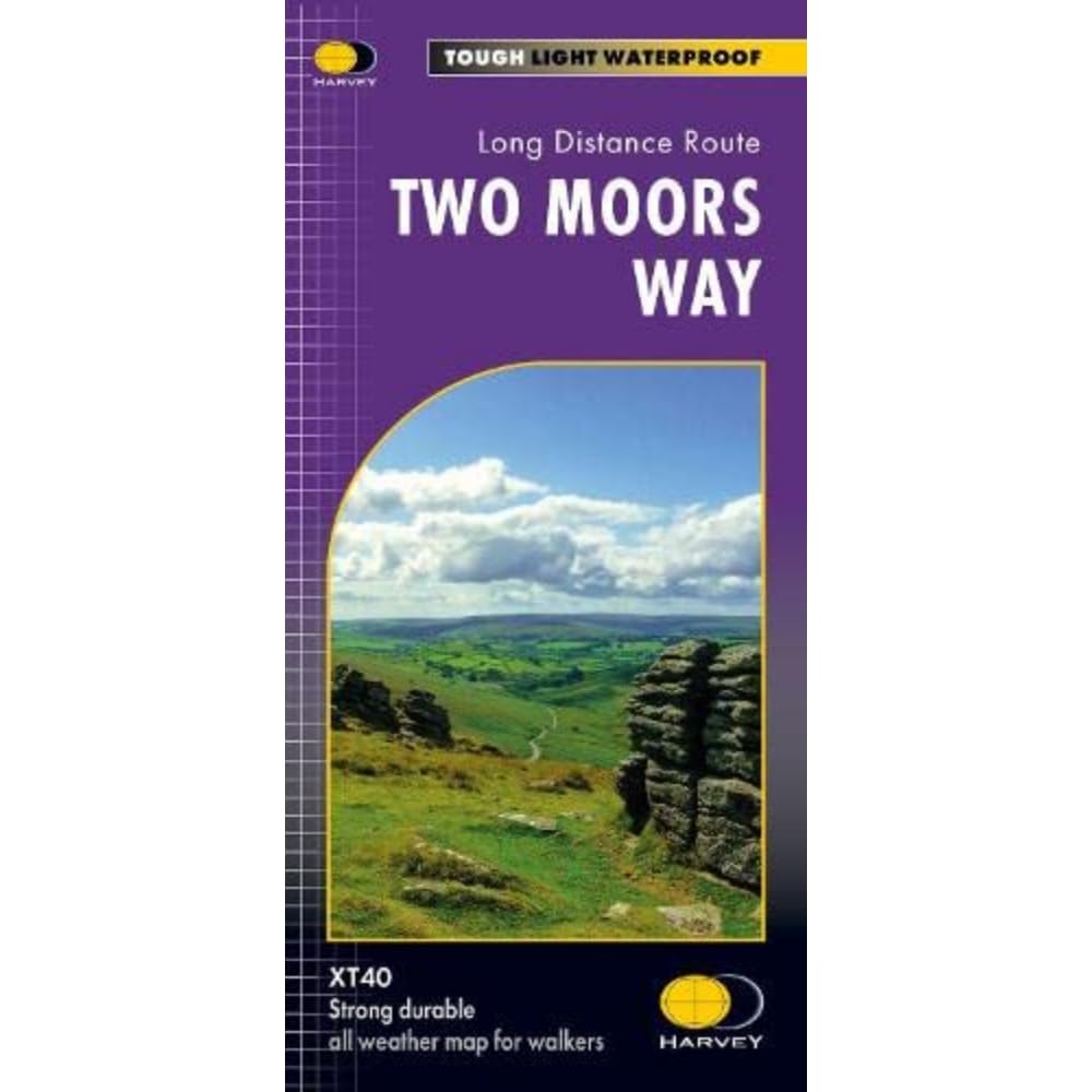 Two Moors Way: Trail map (Trail Map XT40)