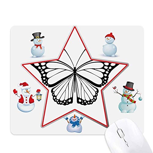 Tapis de souris papillon noir pour éviter les rayures de bureau