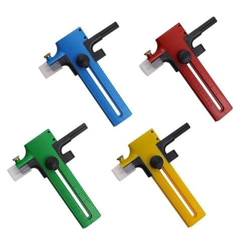 BlesConi Outil de découpe circulaire avec cadran à cliquet pour projets de scrapbooking (rouge)