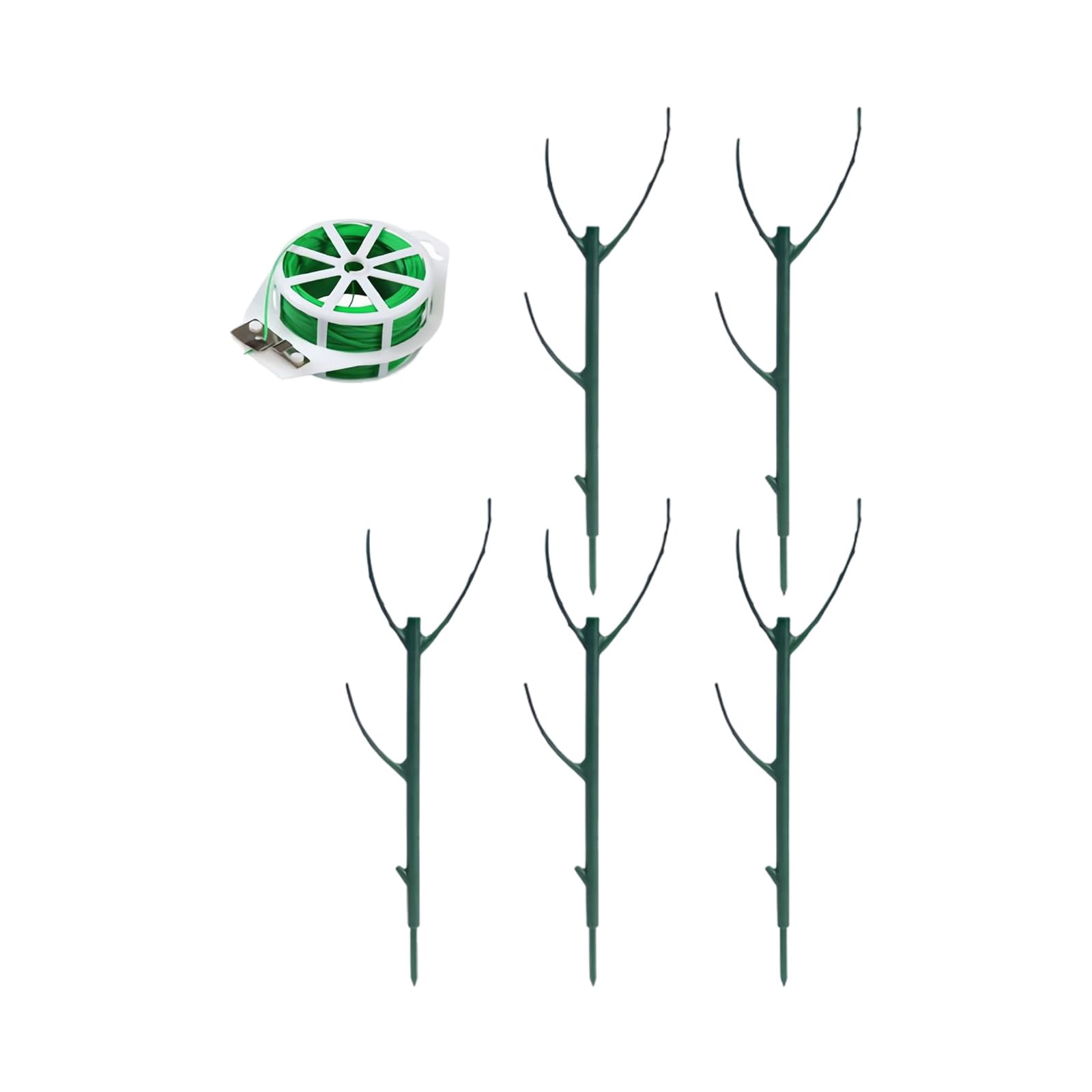 Woedpez Garden Plant Stake for Climbing Structure Holder Stick for Tall Potted Stackable Monstera Stakes