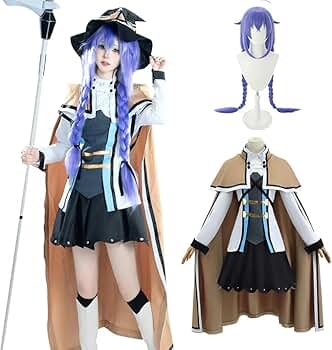 Amazon.co.jp: [MTMHFPER] 無職転生 コスプレ ウィッグ付き ロキシー