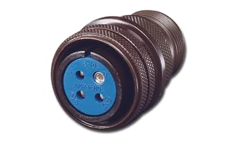 Amphenol Industrial 97-3106A-20-29S Circular Connector Socket, Threaded Coupling, Solder Termination, Straight Plug, Solid Backshell, 20-29 Insert Arrangement, 20 Shell Size, 17 Contacts