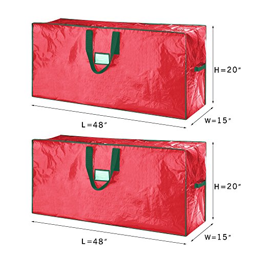 Elf Stor 83-DT5524 sacos de armazenamento de Natal - conjunto de dois grandes para uma árvore artifi