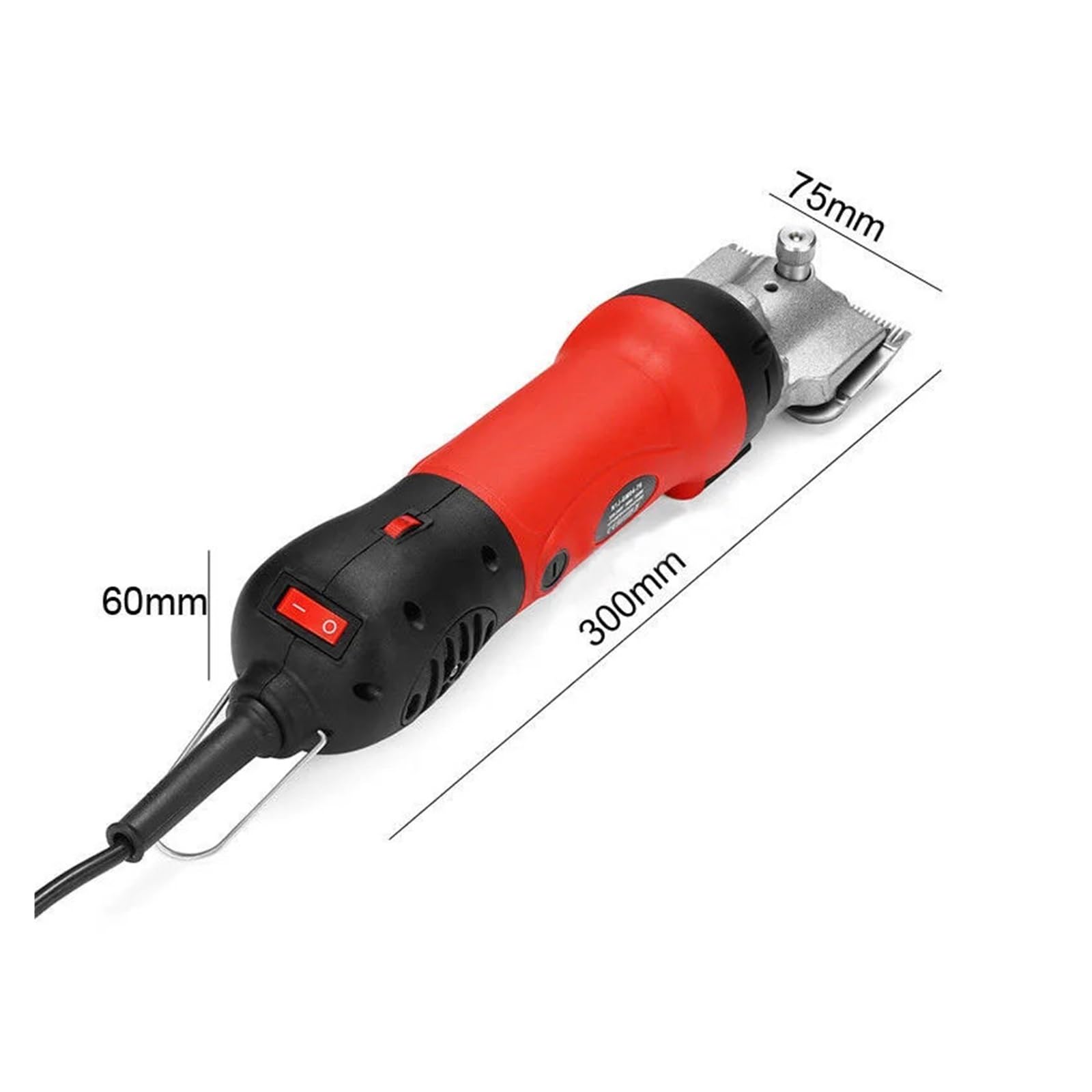 Tosatrice elettrica for capelli da cavallo, resistente, 690 W, 6 velocità regolabili, forbici Taglio più veloce(BLUE)