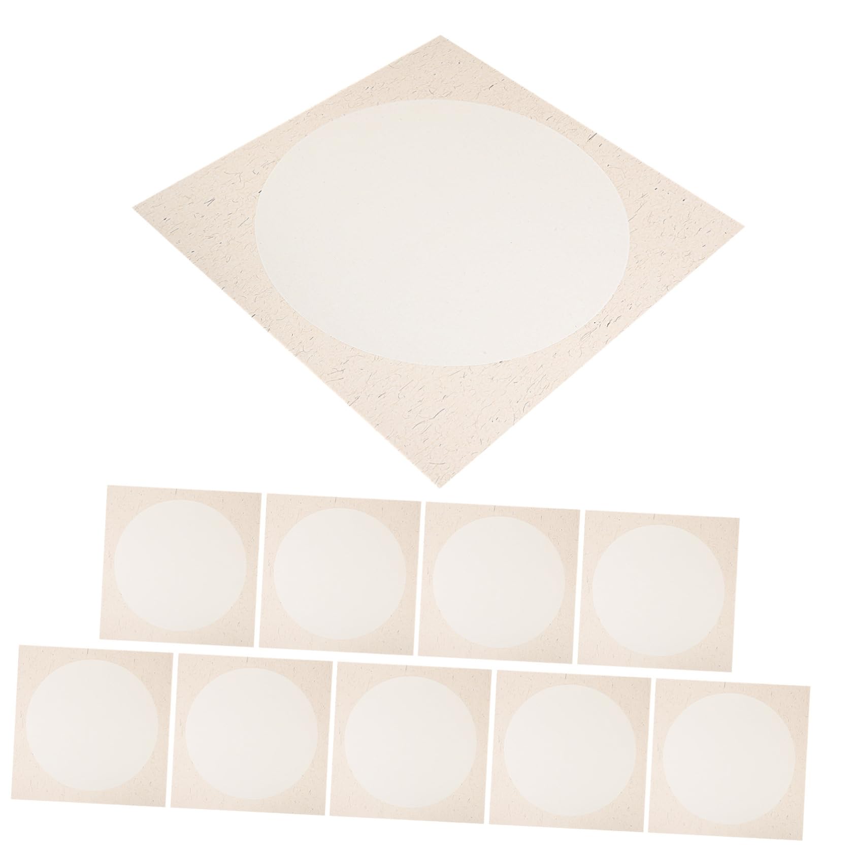 KALLORY 10Sheets Traditional Calligraphy Paper Paper for Watercolor Painting Lightweight Ink Absorption for Easy Use