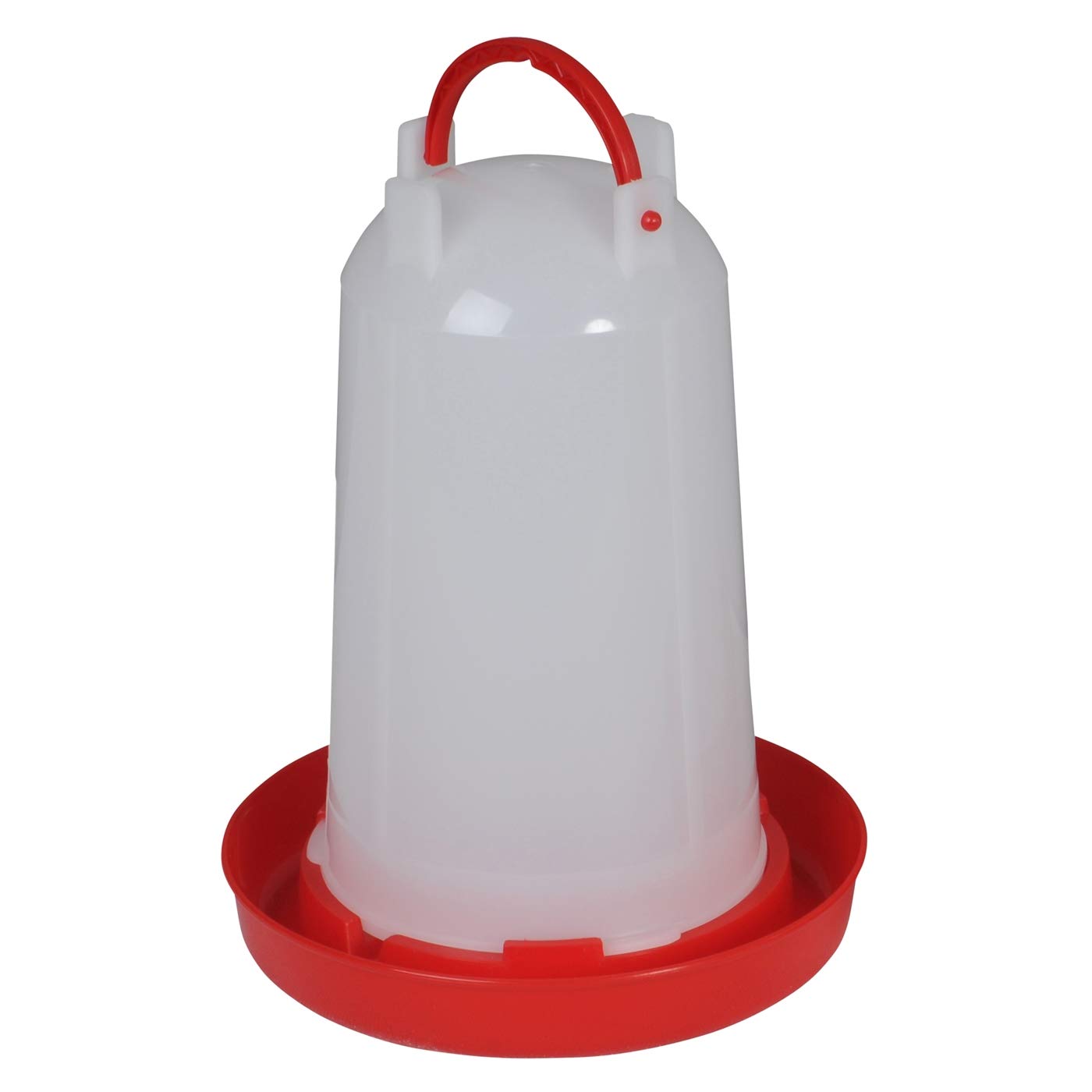 VOSS.eisfrei Set Plato Calentador de Agua Ø20cm y Bebedero 3 litros para Pollos o codorniz