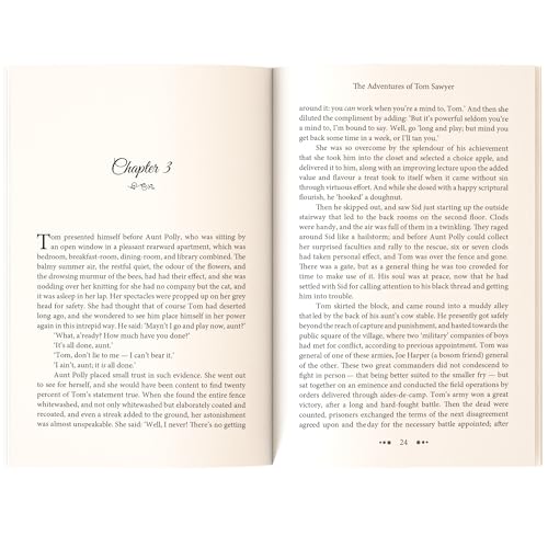 Image of The Adventures of Tom Sawyer | Children Classic Novel | Ideal for Reading | Unabridged (240 Pages) By Mark Twain