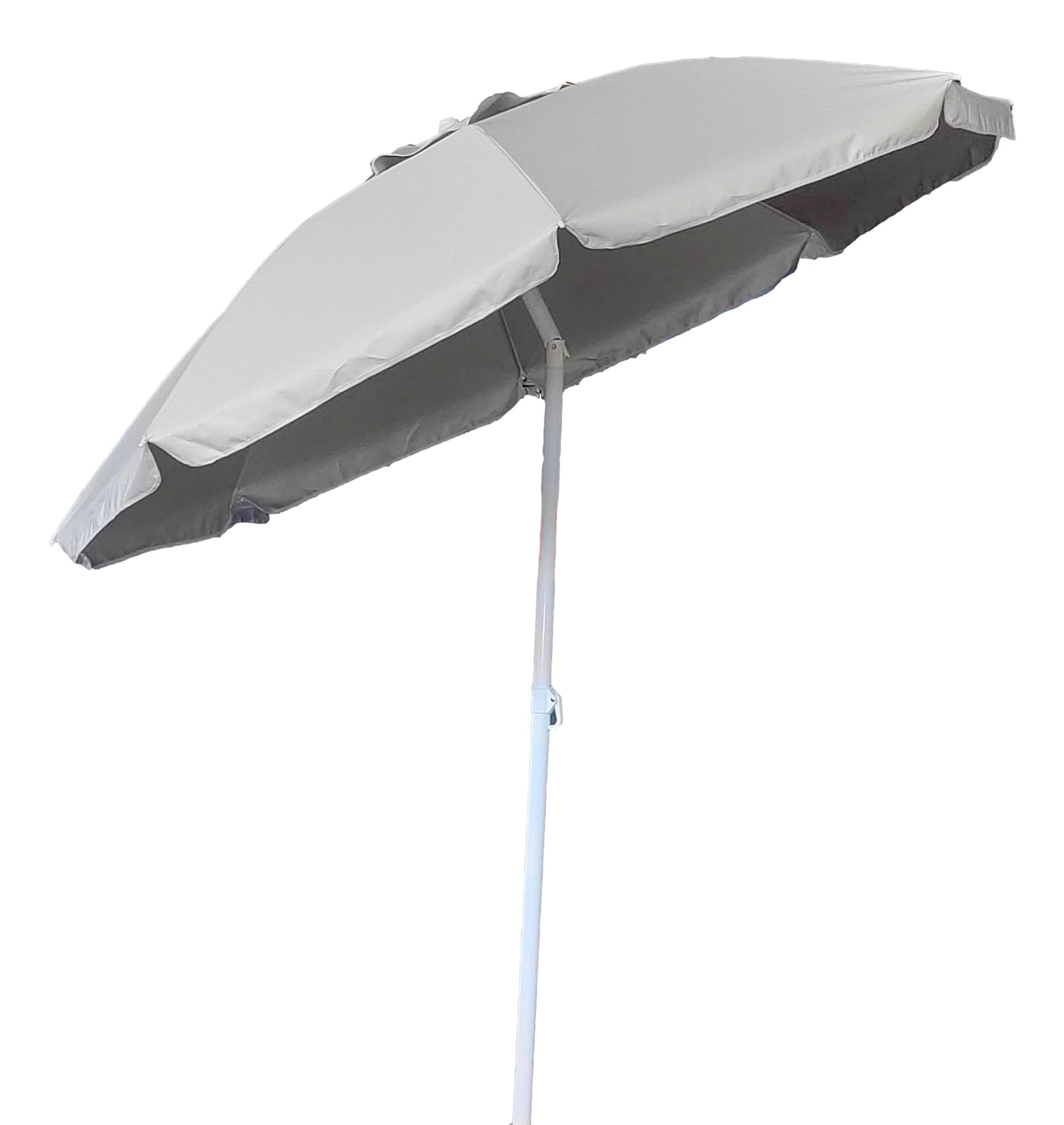 LIFE IS Ombrellone Da Spiaggia 200 Cm Con Snodo E Camino Antivento - Struttura In Acciaio, 8 Stecche In Fibra Di Vetro, Tessuto Poliestere 140gr Con Protezione UV Interna, Colore Rosa