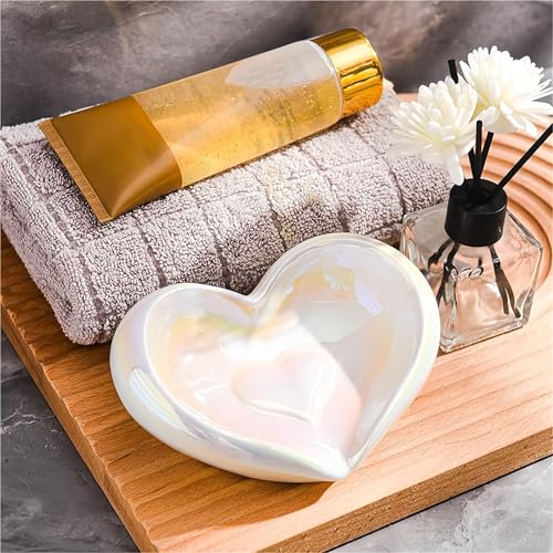 Porte-savon en céramique cœur un cadeau unique pour les fêtes