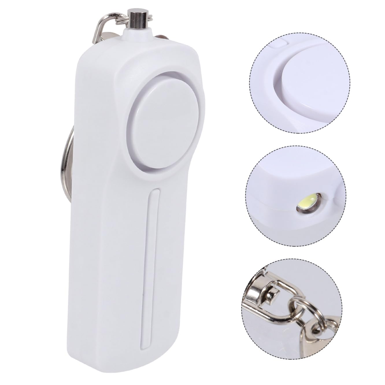 OSALADI 3piezas Alarma Personal De Seguridad con Luz Led para Mujeres Dispositivo De Emergencia Portátil para Situaciones Críticas para Correr Pasear Perros y Actividades Al Aire