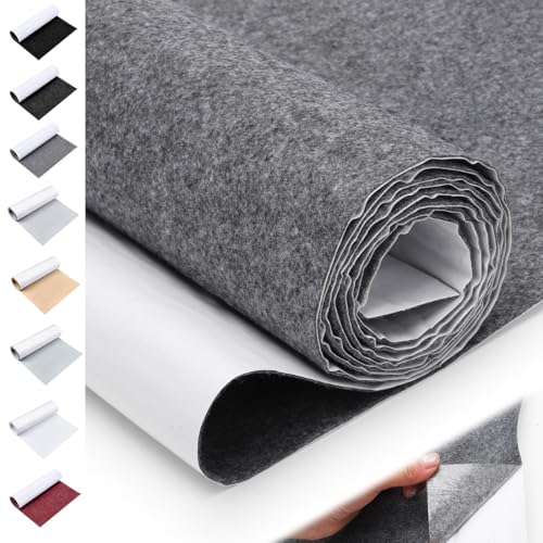 LOMUG Rouleau de Tissu en Feutre Autocollant, 50cmx150cm 1mm Vendu au Mètre Tissus Autocollant, Tissu Autocollant, Tissu de Revêtement de Garniture...