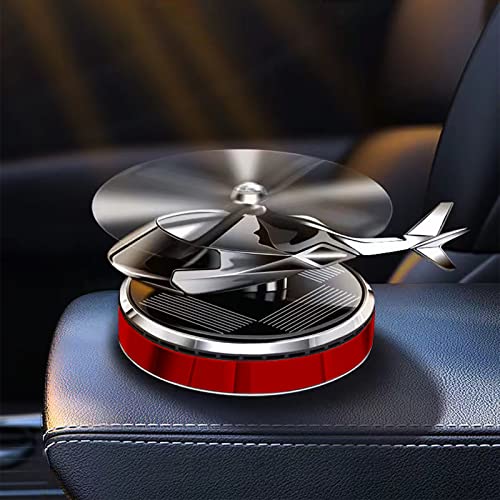 Image of Helicopter Car Air Freshener | Rotating Solar Car Freshener, Airplane Car Perfume, Propeller Design, Long-Lasting Fragrance
