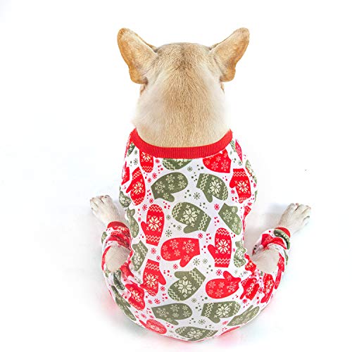 Cutebone 2 Pack Dog Christmas Pajamas Clothes Soft Outfits Puppy Onesies Shirts 2Sy10Xs #TOP4